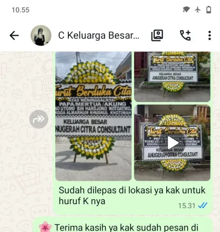 Pengiriman Papan Bunga Duka Kedoya Selatan